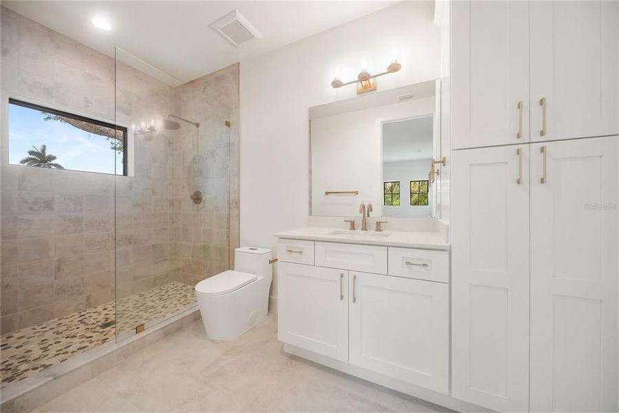 Furnished interior view inside a new home in , Sarasota (Image 53).
