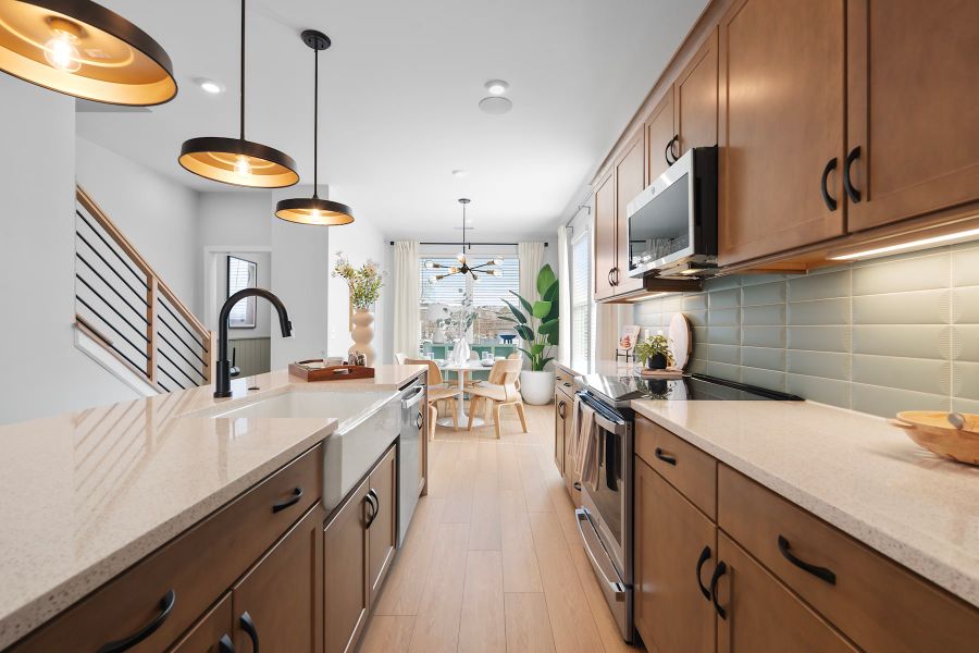 Representative furnished interior of a home built from the Braden by Tri Pointe Homes in Southmont, Charlotte (Image 5). Representative furnished interior of a home built from the Braden by Tri Pointe Homes in Southmont, Charlotte (Image 5).