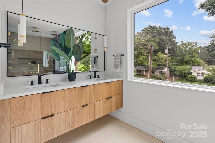 Furnished interior view inside a new home in , Charlotte (Image 7).
