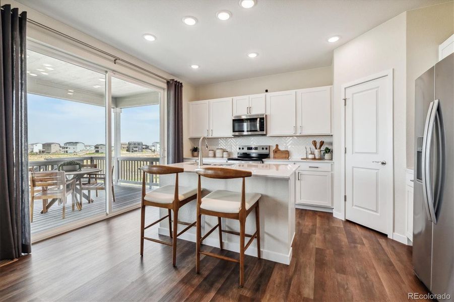 Furnished interior view inside a new home in Spring Valley Ranch, Elizabeth (Image 16).