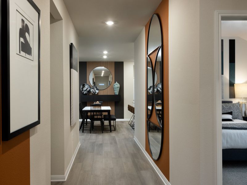 Furnished interior view inside a new home in Flora, Hutto (Image 3).