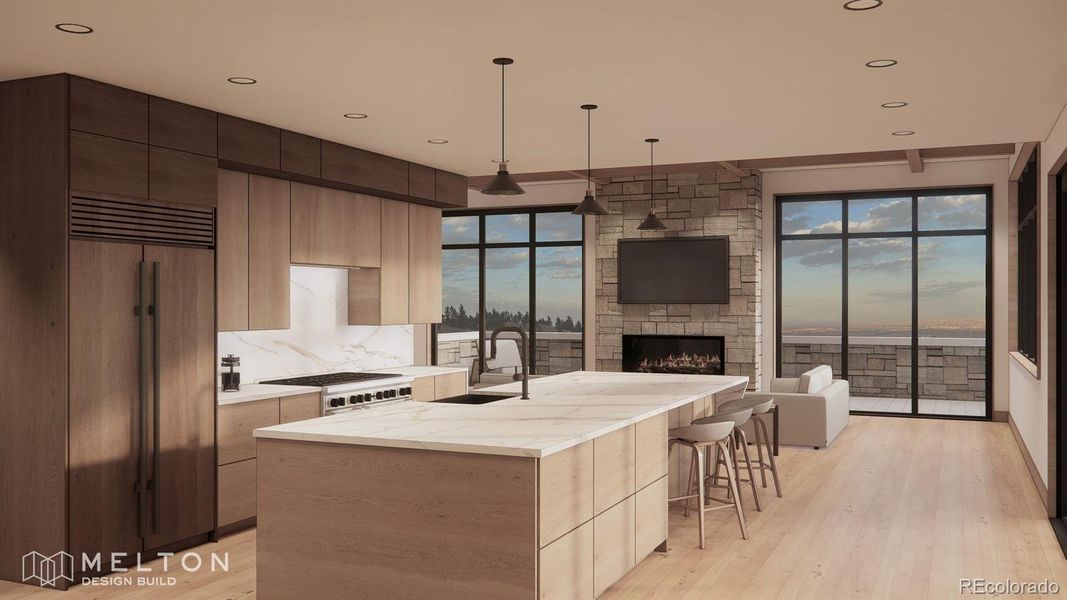 Furnished interior in a model home at Canyon Pines in Arvada (Image 28). Furnished interior in a model home at Canyon Pines in Arvada (Image 28).