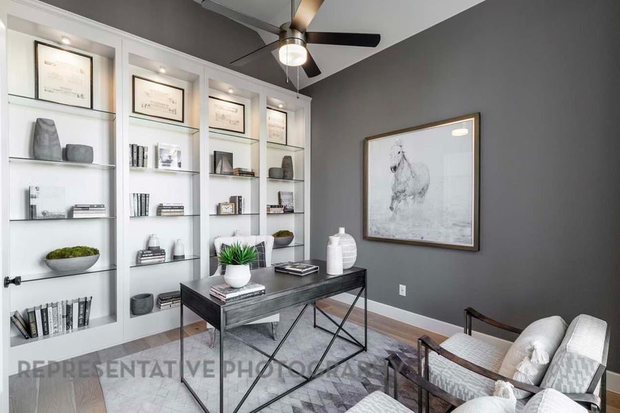 Furnished interior view inside a new home in Santa Rita Ranch: 90ft. lots, Liberty Hill (Image 22). Furnished interior view inside a new home in Santa Rita Ranch: 90ft. lots, Liberty Hill (Image 22).