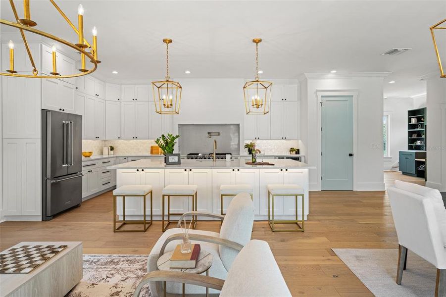 Furnished interior view inside a new home in , Tampa (Image 27). Furnished interior view inside a new home in , Tampa (Image 27).