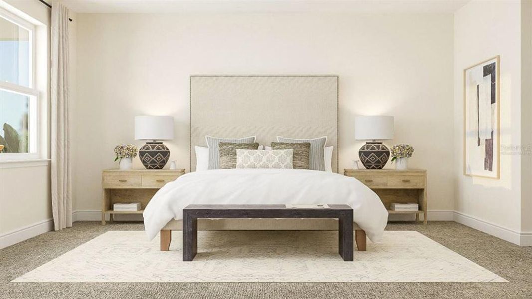 Furnished interior view inside a new home in , Clermont (Image 11).