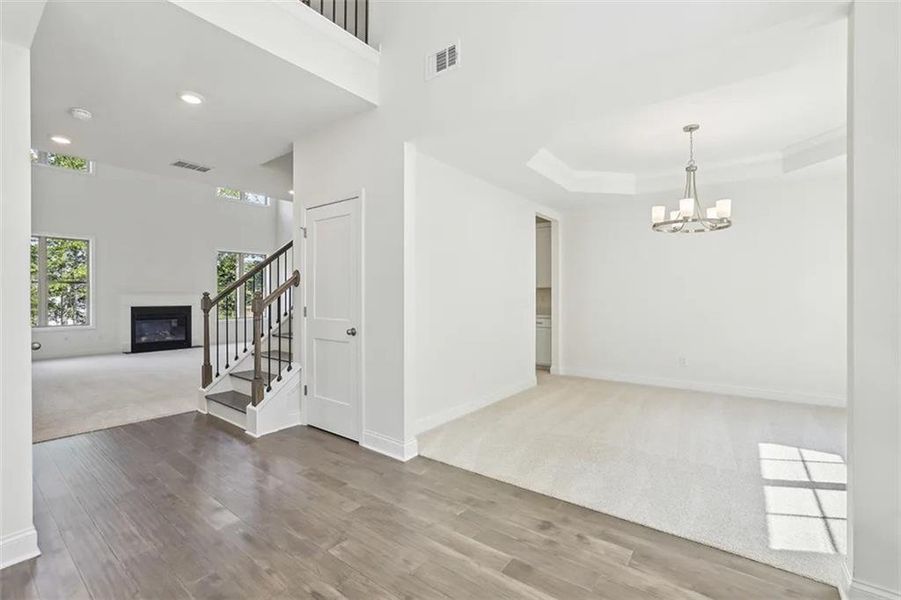 Spacious, unfurnished interior of a new home in , Sugar Hill (Image 15). Spacious, unfurnished interior of a new home in , Sugar Hill (Image 15).