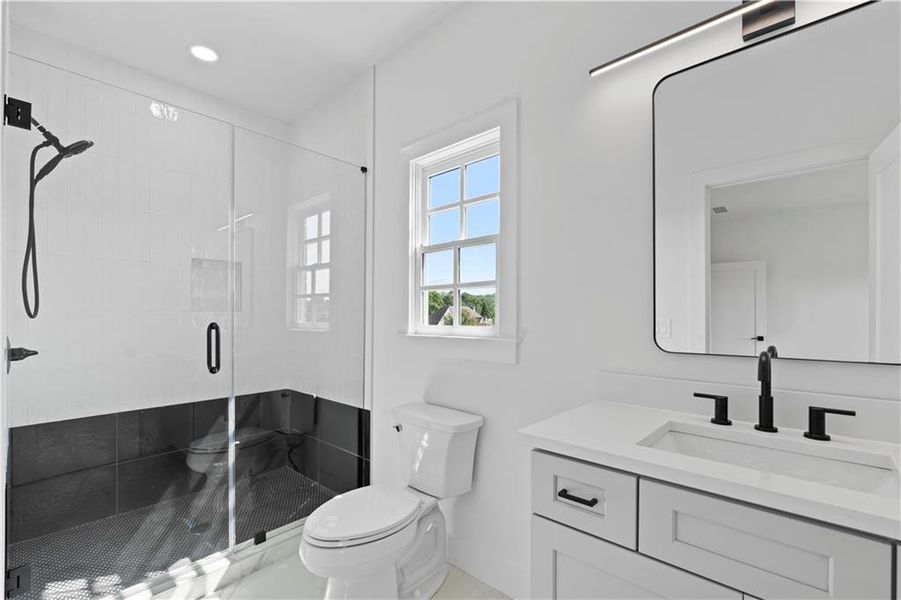 Furnished interior view inside a new home in , Suwanee (Image 33).