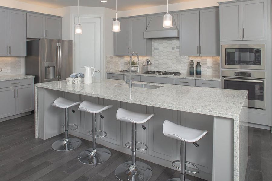 Representative furnished interior of a home built from the Amethyst by Taylor Morrison in Cross Creek Meadows 60s, Celina (Image 43).