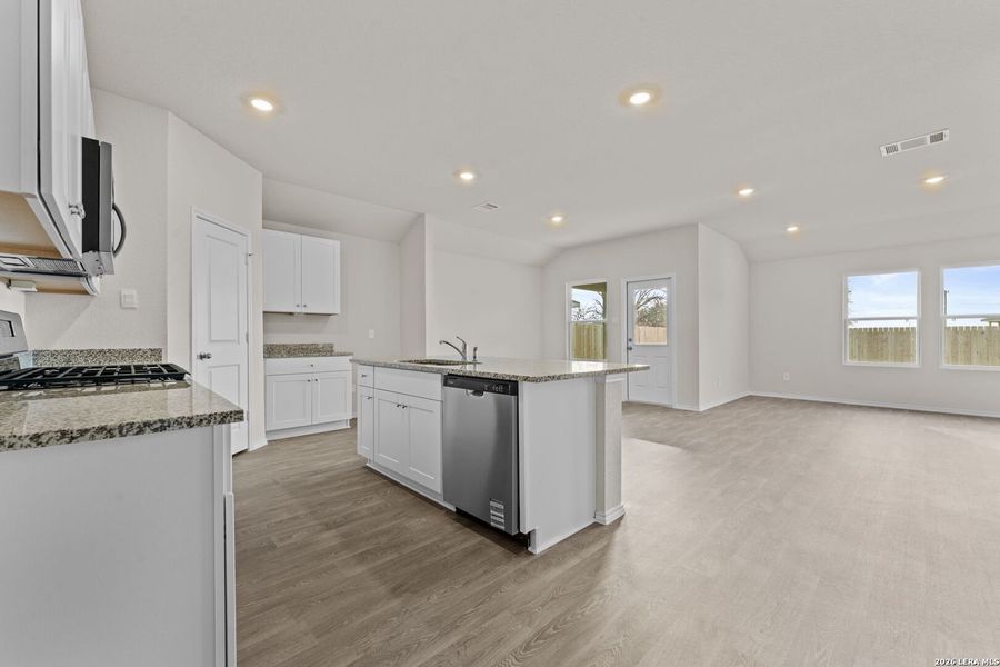 Furnished interior view inside a new home in Navarro Fields, Seguin (Image 4).
