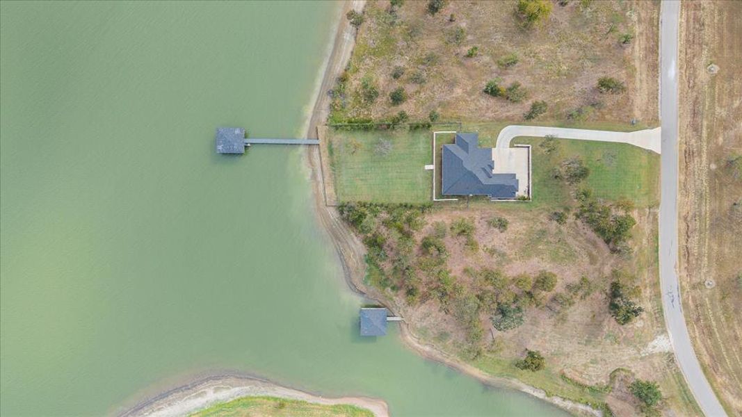 Aerial view over the propertyy