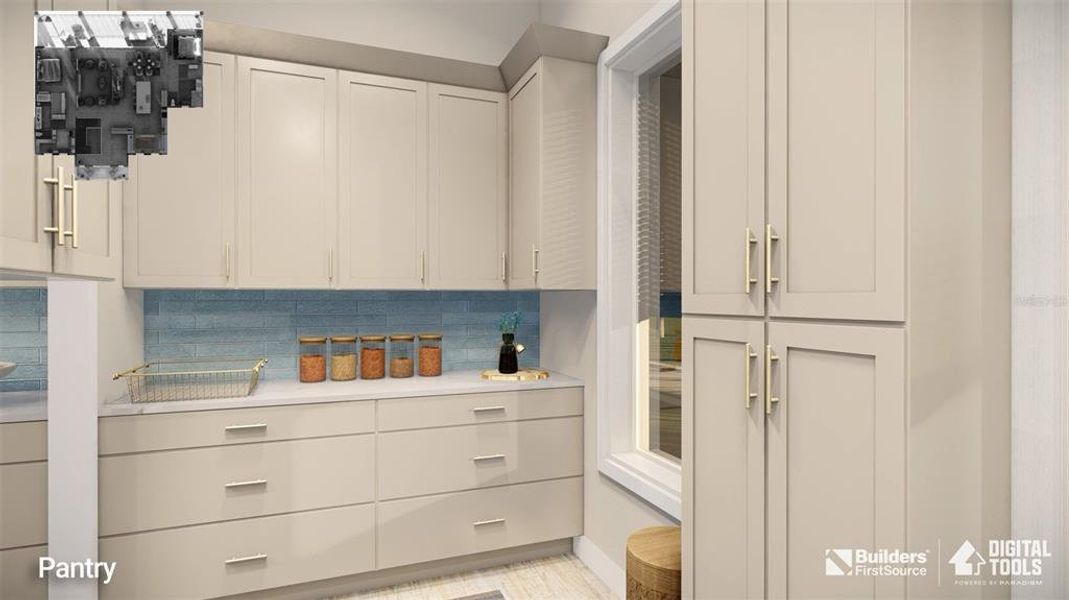 Butler Pantry rendering