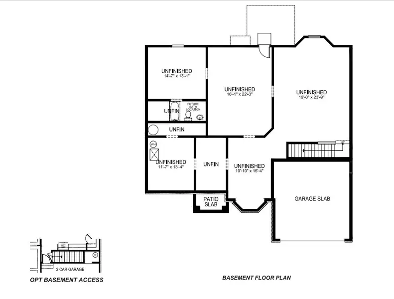 2D floor plan layout for the Seville by D.R. Horton in Campbell Ridge, Pelzer, SC (Image 5). 2D floor plan layout for the Seville by D.R. Horton in Campbell Ridge, Pelzer, SC (Image 5).