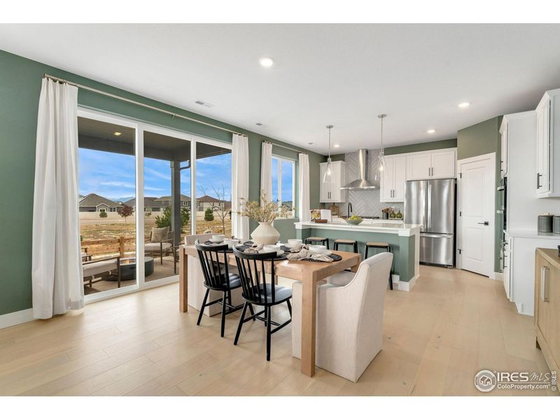 Furnished interior view inside a new home in Hidden Creek, Frederick (Image 15). Furnished interior view inside a new home in Hidden Creek, Frederick (Image 15).