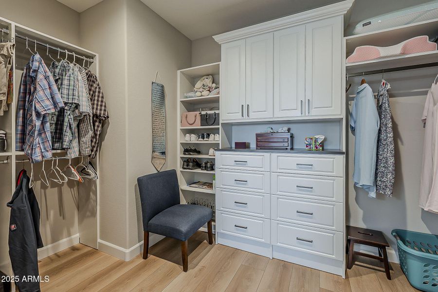 Primary Walk In Closet