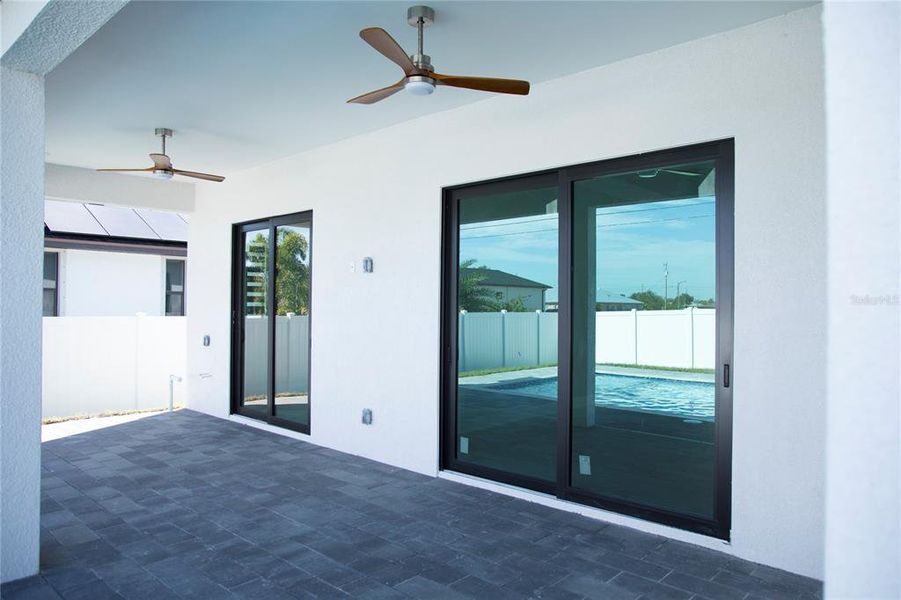 Exterior details and patio area of a home in , Cape Coral (Image 21).