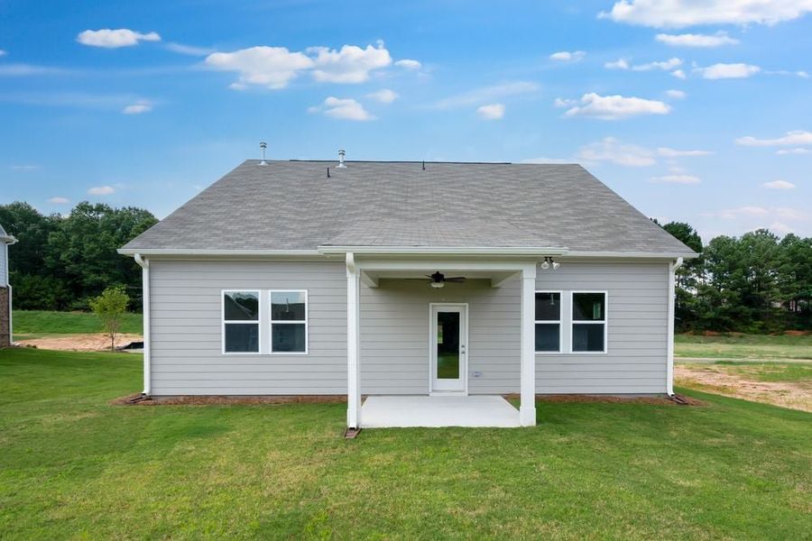 Representative exterior details of a home built from the Norcross by Taylor Morrison in Weatherfield, Buford (Image 3).