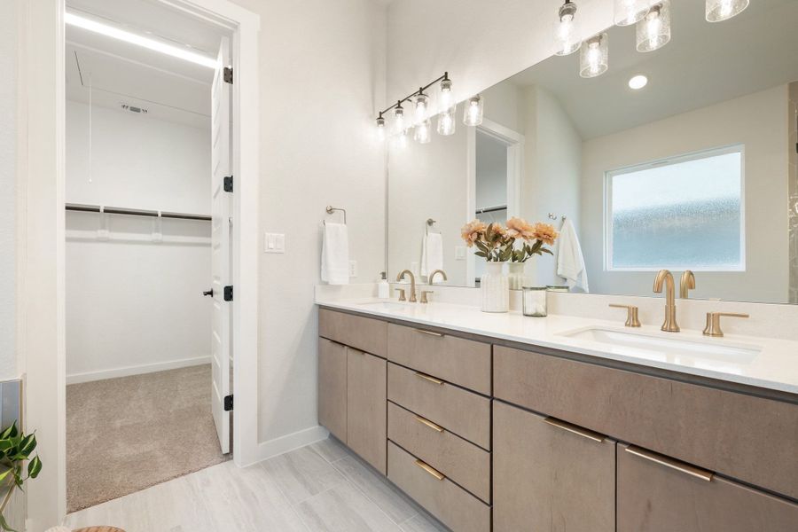 Furnished interior view inside a new home in Lariat, Liberty Hill (Image 35).