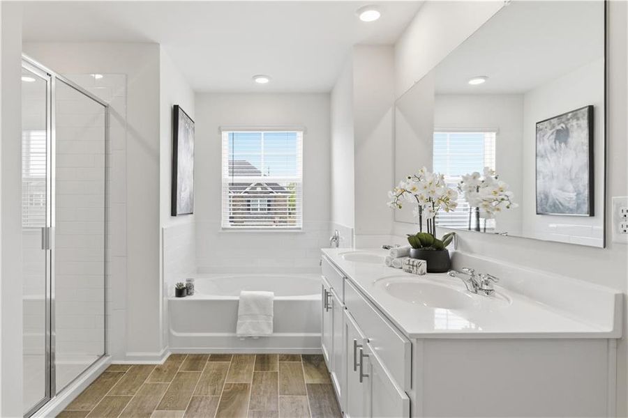 Furnished interior view inside a new home in Independence, Loganville (Image 41).