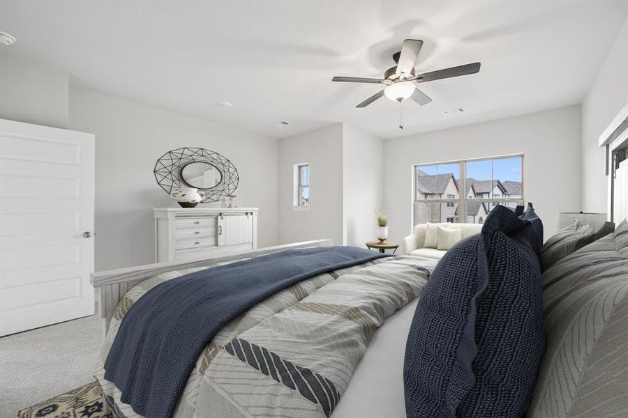 Furnished interior view inside a new home in Karis - Cottage Series, Crowley (Image 10).