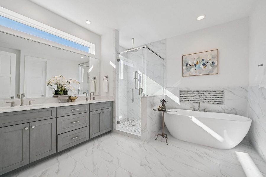 Furnished interior view inside a new home in West 21st Residences, Houston (Image 11).