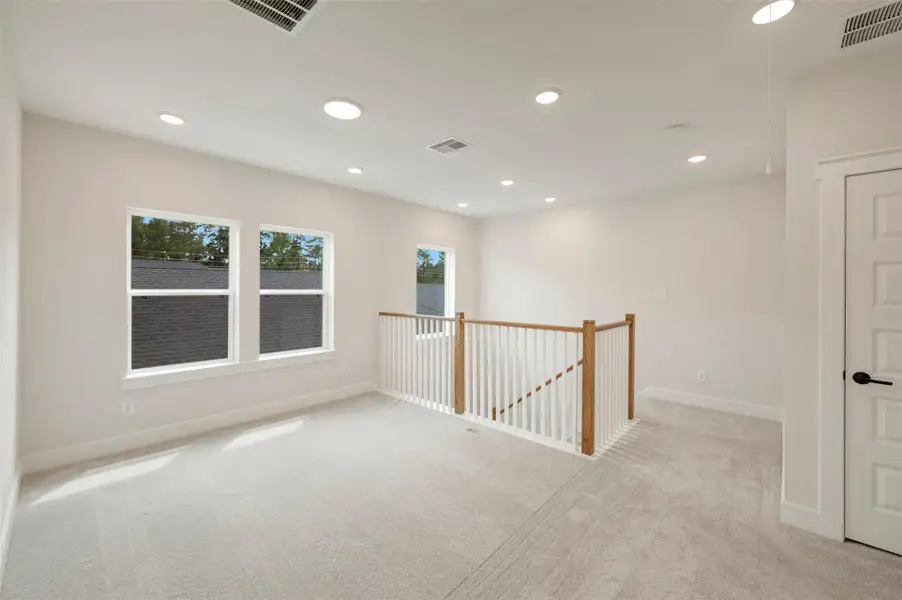 Spacious, unfurnished interior of a new home in Two Step Farm - Landmark Row Collection, Montgomery (Image 42).