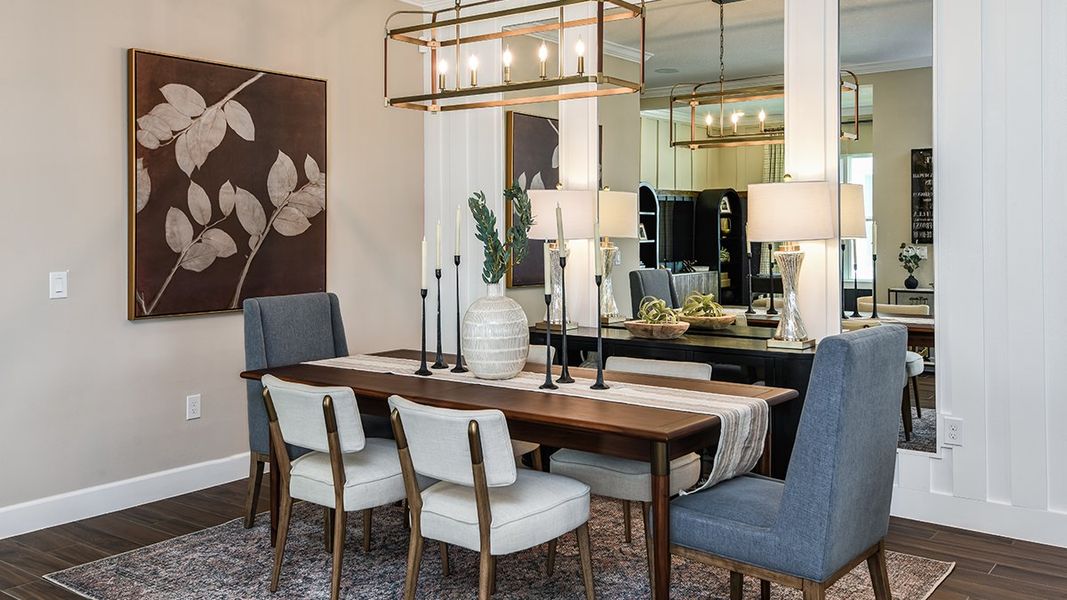 Representative furnished interior of a home built from the Lazio by Taylor Morrison in Esplanade at Westview, Kissimmee (Image 10).