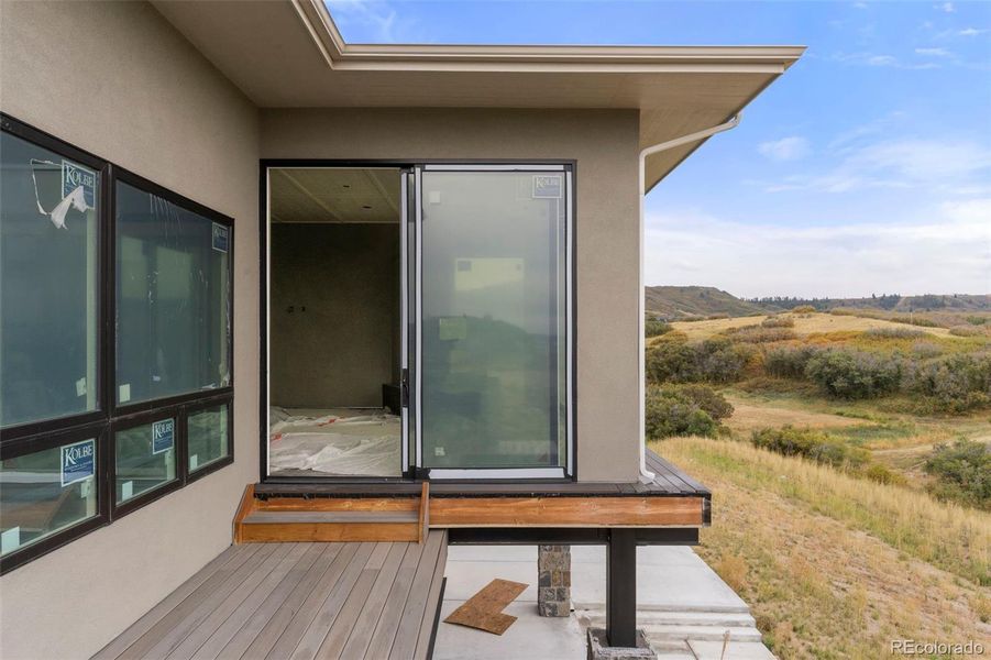 Exterior details and patio area of a home in , Castle Rock (Image 21).