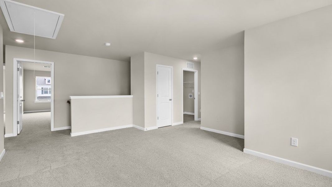 Representative unfurnished interior of a home built from the COLUMBIA by D.R. Horton in Galvins Ridge, Sanford (Image 21).