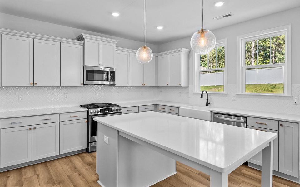 Furnished interior view inside a new home in Hanes Lake, Winston-Salem (Image 10).
