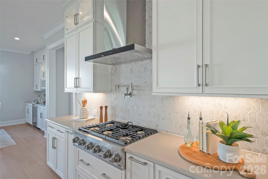 Furnished interior view inside a new home in Heritage at Marvin, Marvin (Image 15).