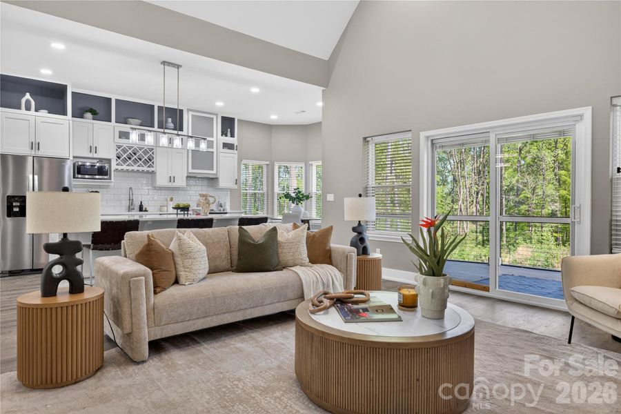 Furnished interior view inside a new home in , Bessemer City (Image 31).