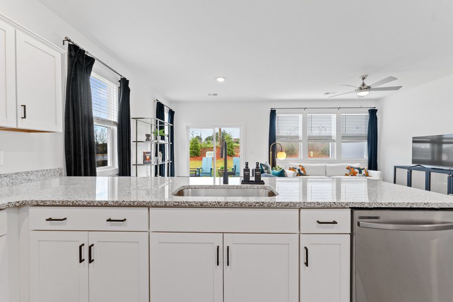 Representative furnished interior of a home built from the Raycord by Hunter Quinn Homes in Westgate Village Townes, Spartanburg (Image 14). Representative furnished interior of a home built from the Raycord by Hunter Quinn Homes in Westgate Village Townes, Spartanburg (Image 14).