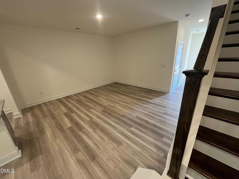 Family room leading to Kitchen