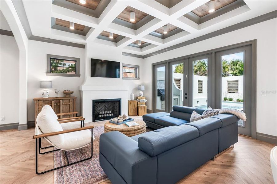 Furnished interior view inside a new home in , Palm Coast (Image 17).