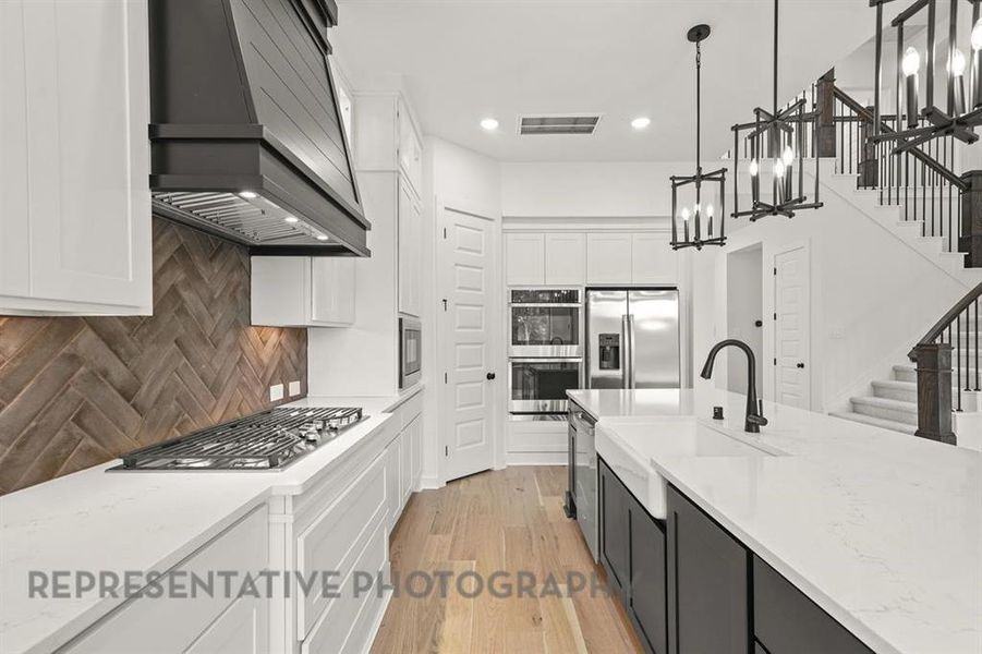Furnished interior view inside a new home in Sandbrock Ranch, Aubrey (Image 6).