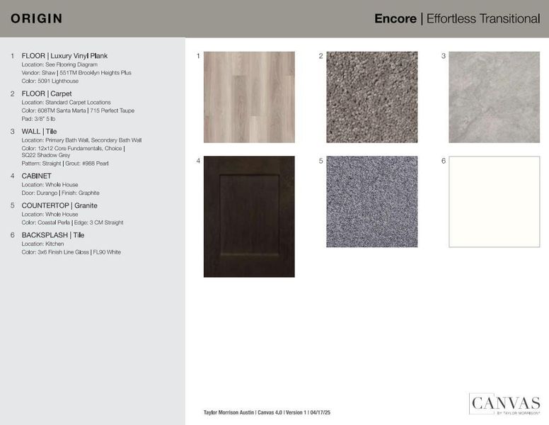 13202 Parsons Prairie Lane design selections! This home is currently under construction and selections are subject to change.