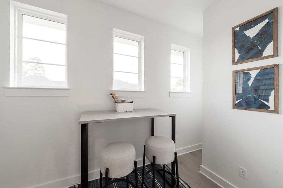 Furnished interior view inside a new home in Harvest Green 75′, Richmond (Image 34).