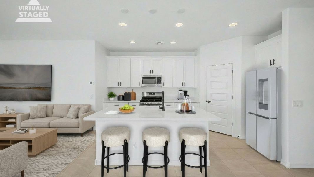 Lot 44 The Lakes at Rancho El Dorado Kitchen Living Area