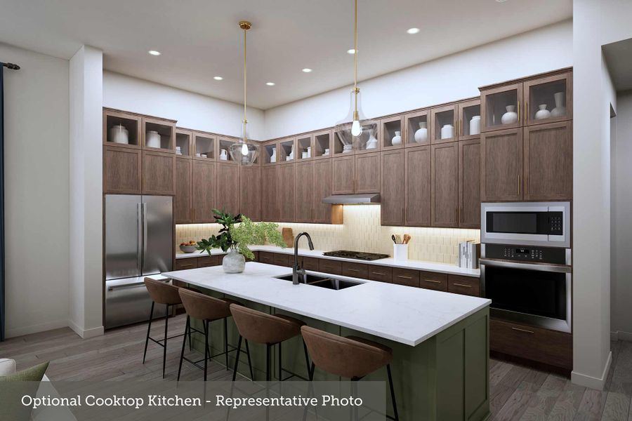Furnished interior view inside a new home in Kresston - Enclave Collection, Montgomery (Image 5).