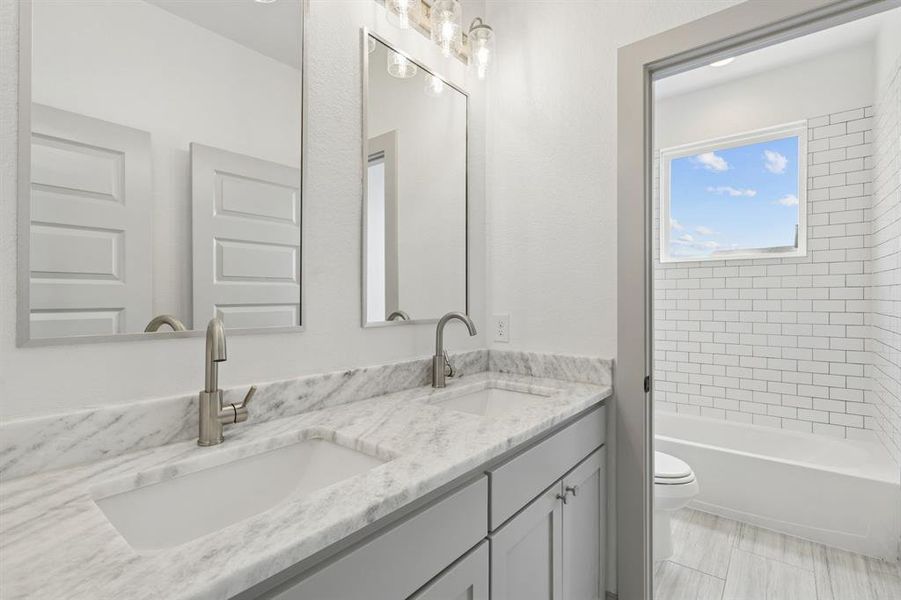 Furnished interior view inside a new home in Hills of Lake Country, Fort Worth (Image 5).