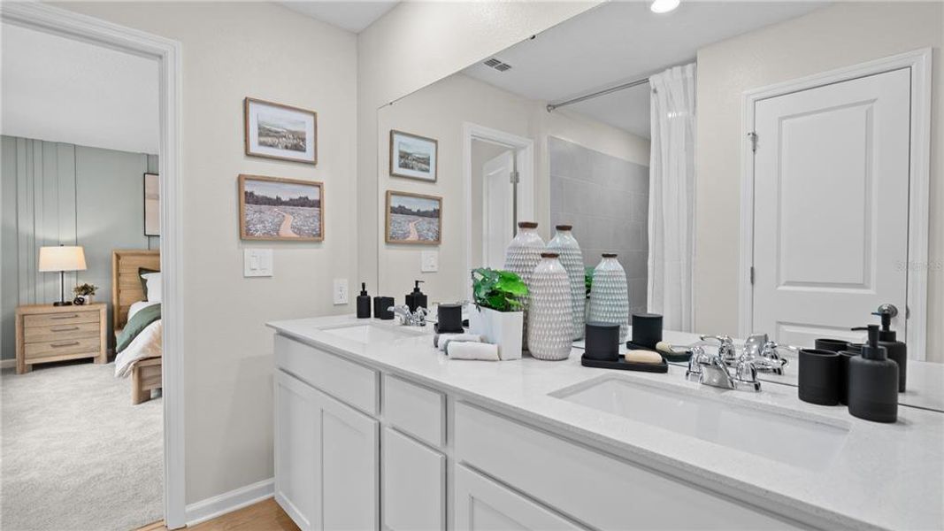 Furnished interior view inside a new home in Wellness Ridge, Clermont (Image 3).