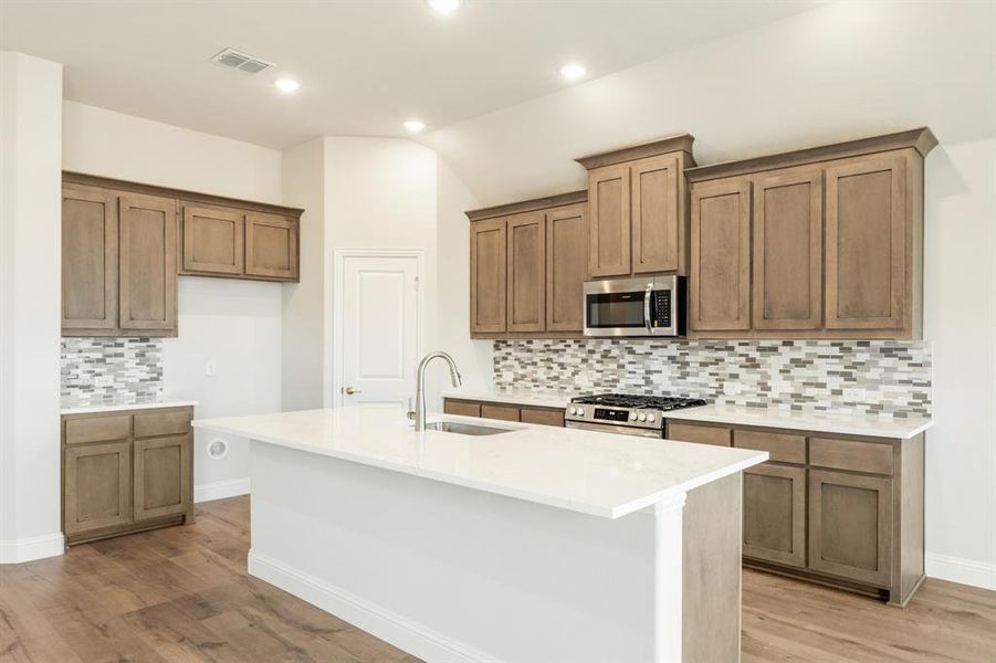 Furnished interior view inside a new home in Sunset Ridge, Alvarado (Image 11). Furnished interior view inside a new home in Sunset Ridge, Alvarado (Image 11).