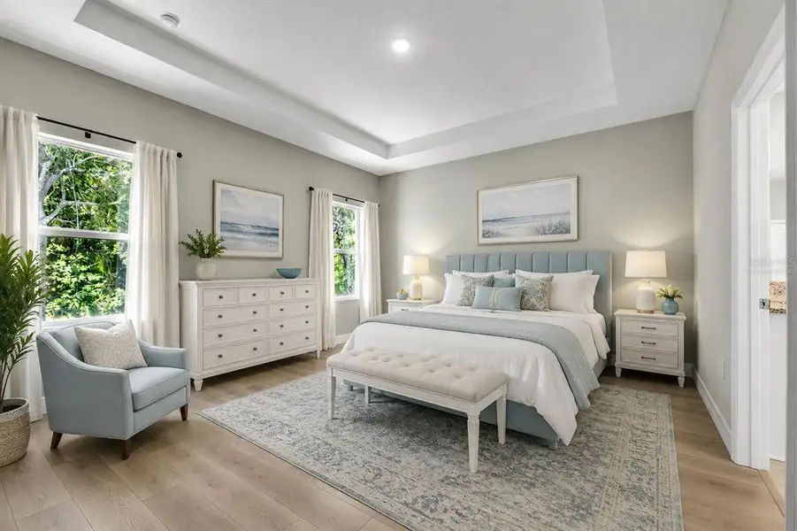 Furnished interior view inside a new home in , Punta Gorda (Image 20).