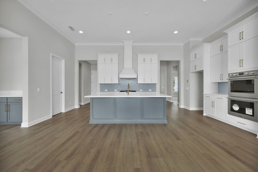 Representative furnished interior of a home built from the Tomoka by Riverside Homes in Hidden Creek at SilverLeaf Phase 1, St. Augustine (Image 11).