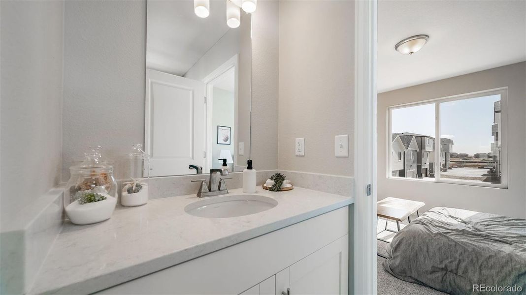 Furnished interior view inside a new home in , Bennett (Image 29).