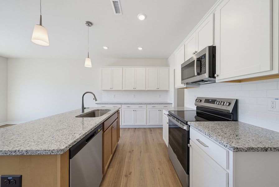 Furnished interior view inside a new home in Sweetbrier, Durham (Image 10).