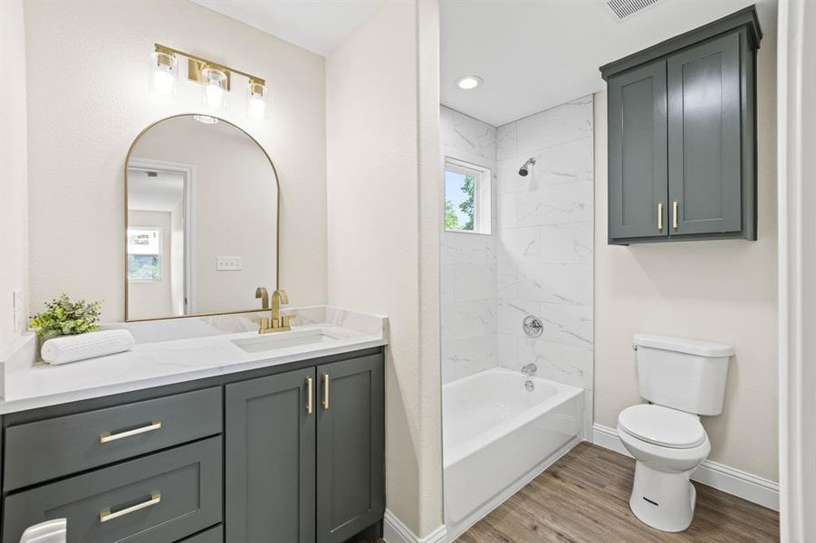 Furnished interior view inside a new home in , Fort Worth (Image 9). Furnished interior view inside a new home in , Fort Worth (Image 9).