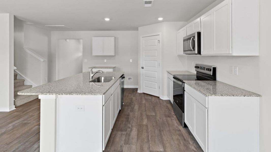 Furnished interior view inside a new home in Cedar Hill Landing, Navassa (Image 8). Furnished interior view inside a new home in Cedar Hill Landing, Navassa (Image 8).