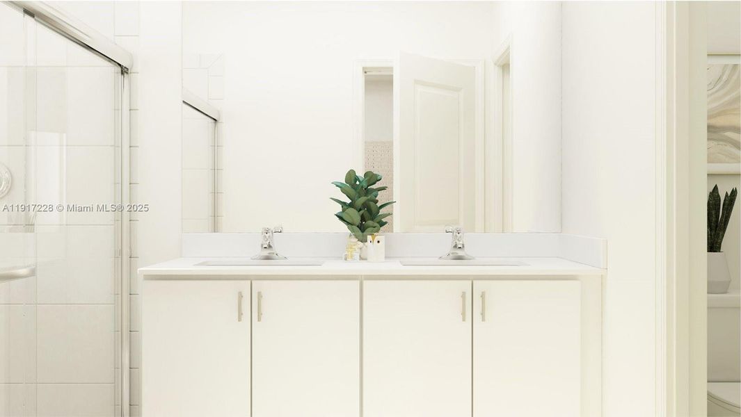 Close-up of interior finishes inside a home in Altamira: Granada Collection, Homestead (Image 9).