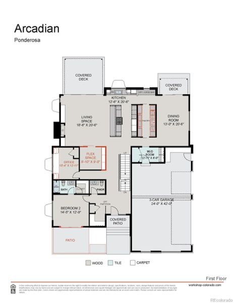 2D floor plan layout of this home in , Golden, CO (Image 5).